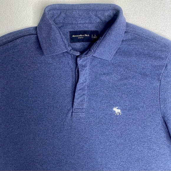 Abercrombie & Fitch Men’s Classic Stretch Vintage Y2K SS Polo Shirt Size (L) - Picture 5 of 13